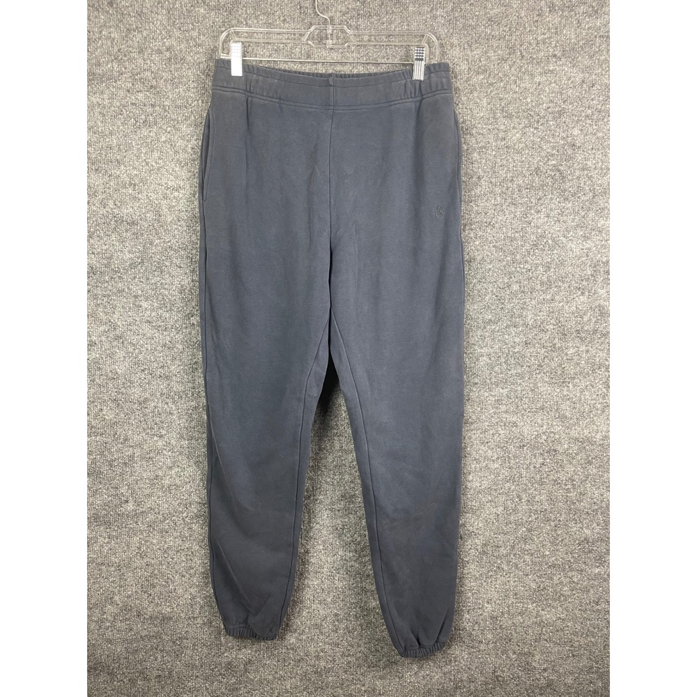 Buffbunny Collection Sweatpants‎ Mens M Gray Excellent Joggers Fleece Tonal Logo